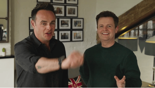 Ant and Dec making the announcement