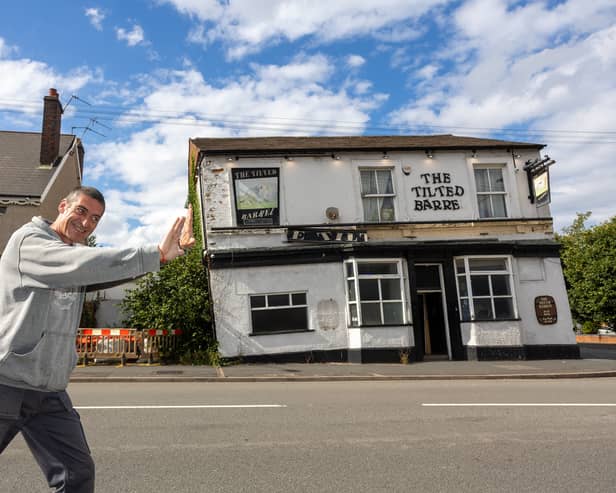 A Black Country boozer called The Tilted Barrel where pool balls 'roll uphill' is now Britain's wonkiest pub following the loss of the Crooked House.