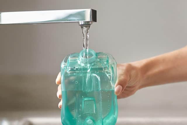 Just fill the tank with tap water, and 30 seconds later you'll be ready to go