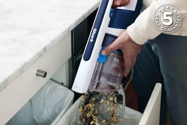 It's easy to empty the container after each clean