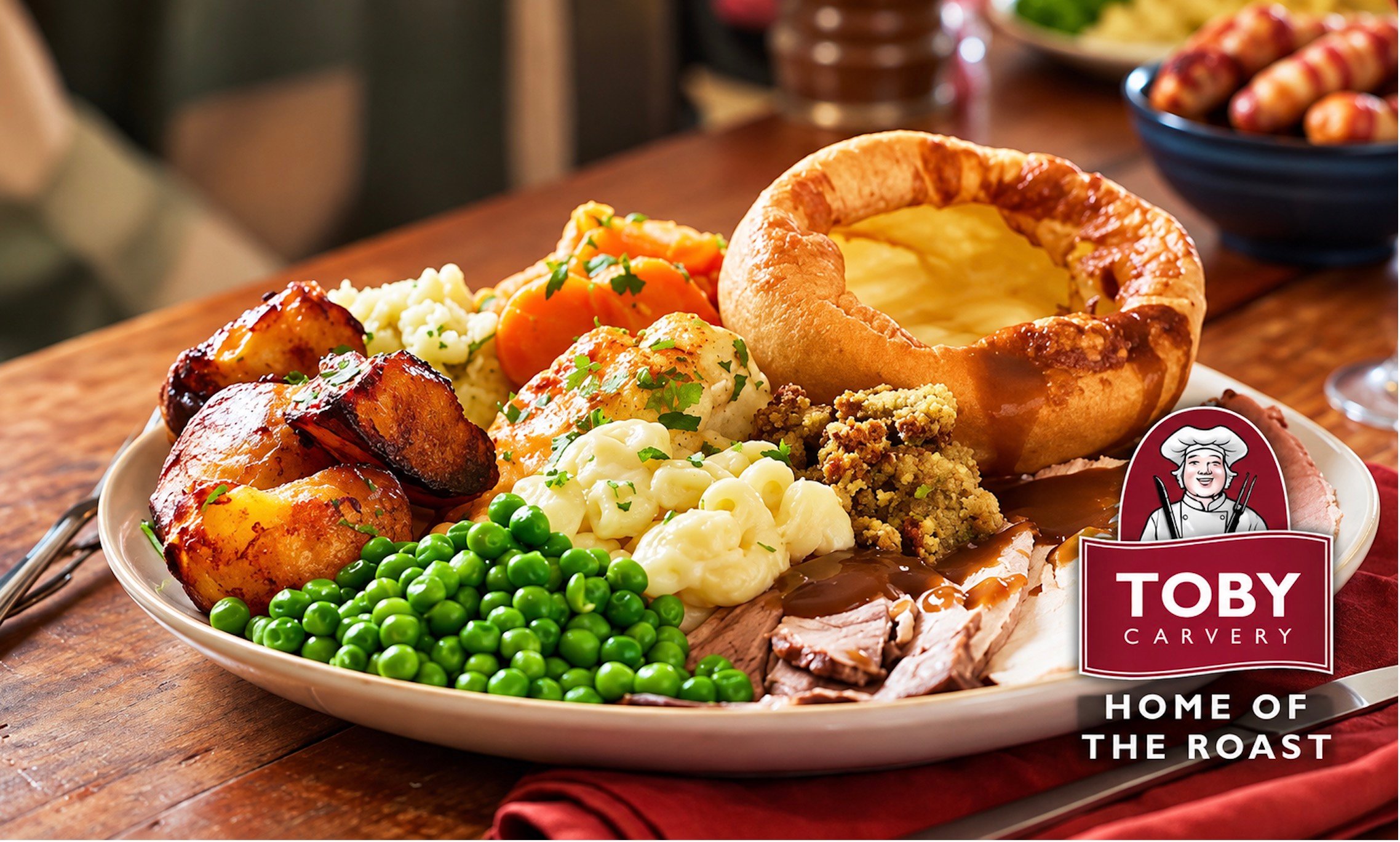 Toby SAVE £19.55: Toby Carvery family roast dinner deal – get up to 36% off ...