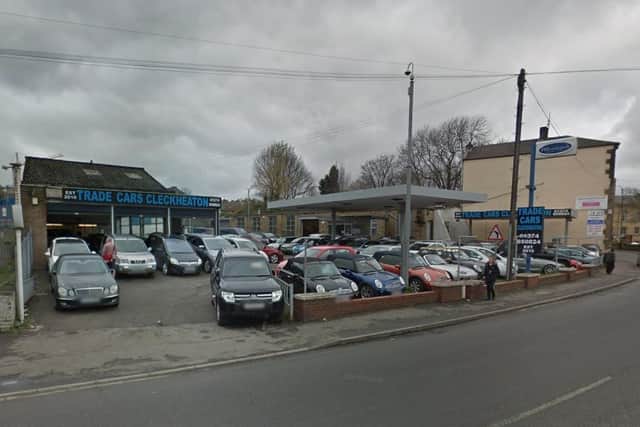 Trade Cars Cleckheaton Ltd of Cleckheaton Mills, Bradford Road, Cleckheaton (Google Street View)