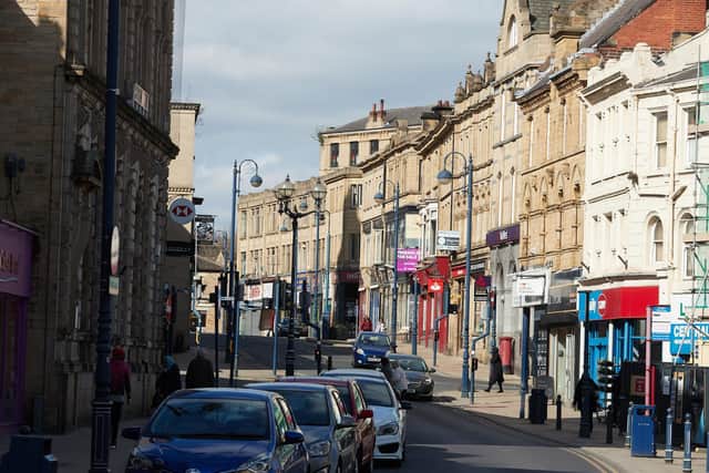 View of Dewsbury town centre