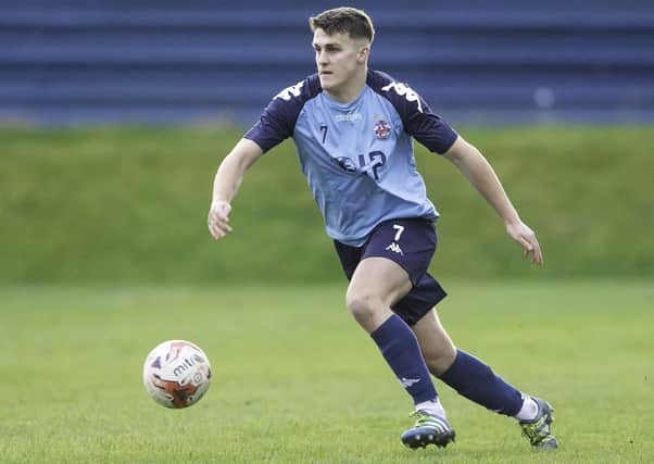 Alfie Raw scored a hat-trick, taking his goals tally for the season to 15, as Liversedge recorded a 6-0 victory over Albion Sports which maintains their promotion challenge in the Northern Counties East League Premier Division. Picture: Allan McKenzie