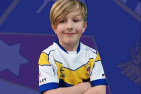 Batley Boys Under-8s player Dane Lister.