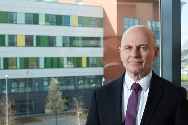 NHS trust chief Martin Barkley paid tribute to staff's "amazing and humbling" commitment.