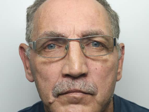 Christopher Jackson, 62, was jailed for sixteen years for child sex crimes. photo: West Yorkshire Police.