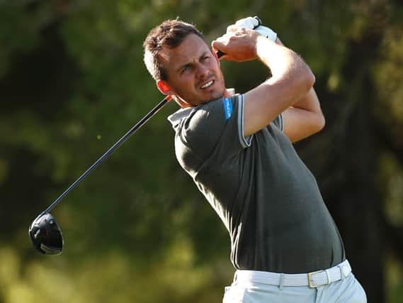 Teeing off: Chris Hanson. Picture: Luke Walker/Getty Images.