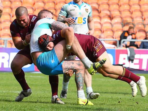 Picture by Ash Allen/SWpix.com - 19/05/2019 - Rugby League - Betfred Championship Summer Bash 2019 - Batley Bulldogs v Dewsbury Rams - Bloomfield Road, Blackpool, England.
