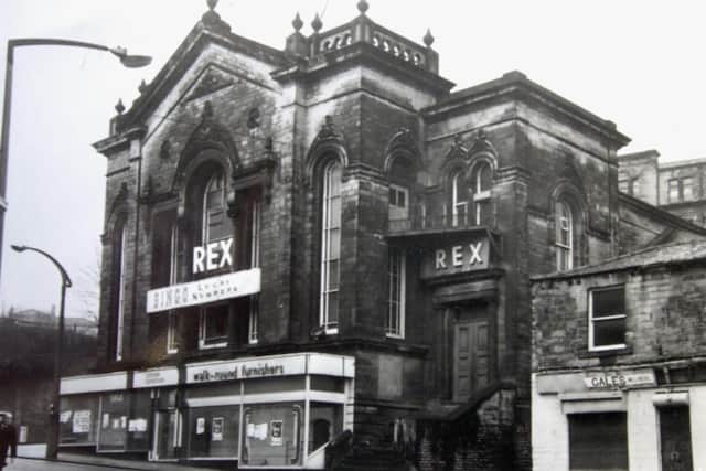 The Rex Bingo Club in Dewsbury (now under the Ring Road) which was originally Trinity Chapel, later converted into the Majestic Cinema, and then the Rex Cinema. In the 1950s it was converted into a bingo club.