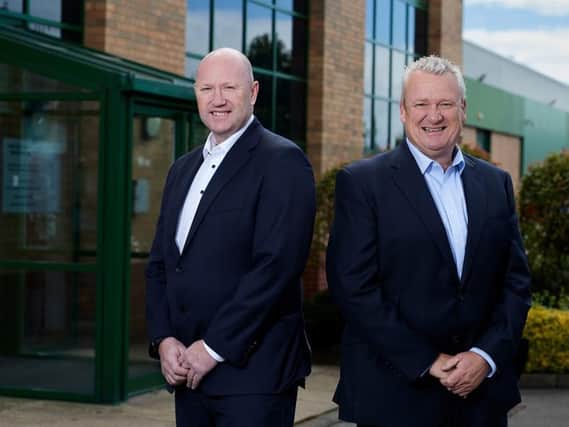 New identity: Rixonway Kitchens will now be known as Magnet CKS with Mark Hughes, left, becoming managing director, with Andy Gould, right, sales and operations director.