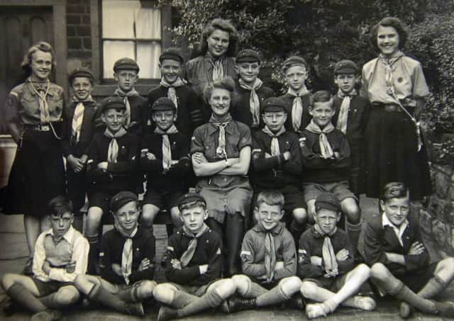 Cubs group: These young cubs couldn’t wait until they were old enough to join the Scouts. They were all members of St Philip’s Cubs in 1941 when this picture was taken. The church was demolished during slum clearance in the 1950s.