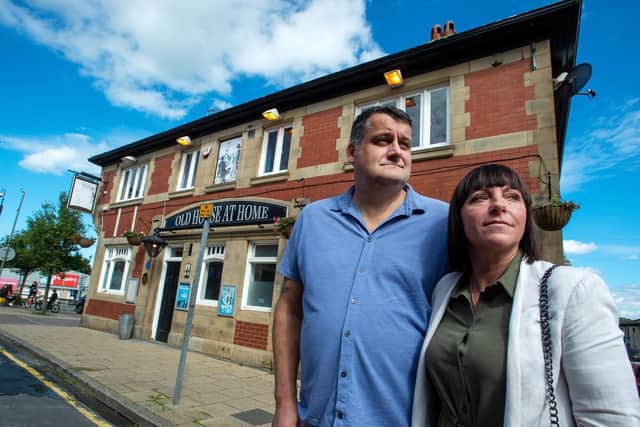 Will & Gemma Frew who were the tenants at The Old House at Home, Albion St, Cleckheaton