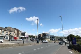 Junction of the A644 and A638 in Dewsbury