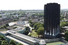 The Grenfell tower block in North Kensington, London, was engulfed by fire on June 14, 2017