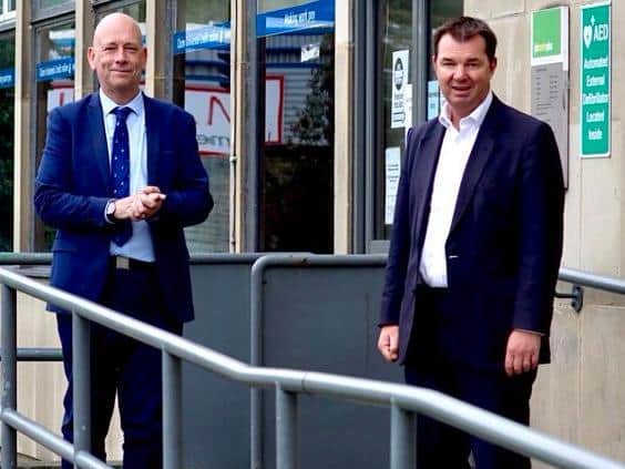 Minister for Pensions visits Dewsbury job centre