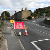 A main road in Mirfield was shut after a water pipe burst.