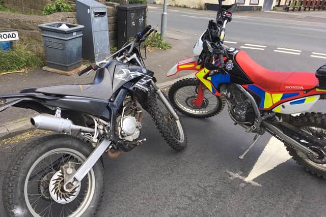 Off-road bike seizure in Kirklees