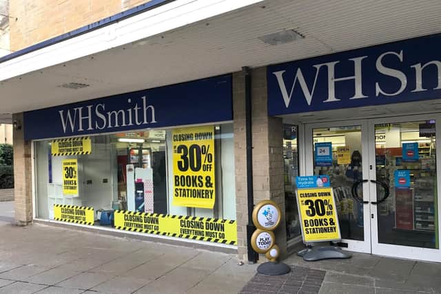 WH Smith in Dewsbury is closing