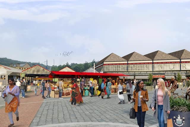Dewsbury Market and it is set to look