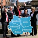 Leaders of local authorities in West Yorkshire