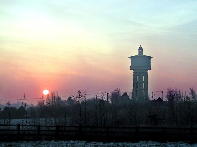 Gawthorpe Water Tower, dubbed the Iron Giant, has stood tall and proud in Chidswell Lane on the border of Dewsbury