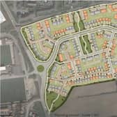 The site off Owl Lane at Chidswell, near Dewsbury, where 260 homes will be built following a decision by a planning committee. (Image: Kirklees Council)