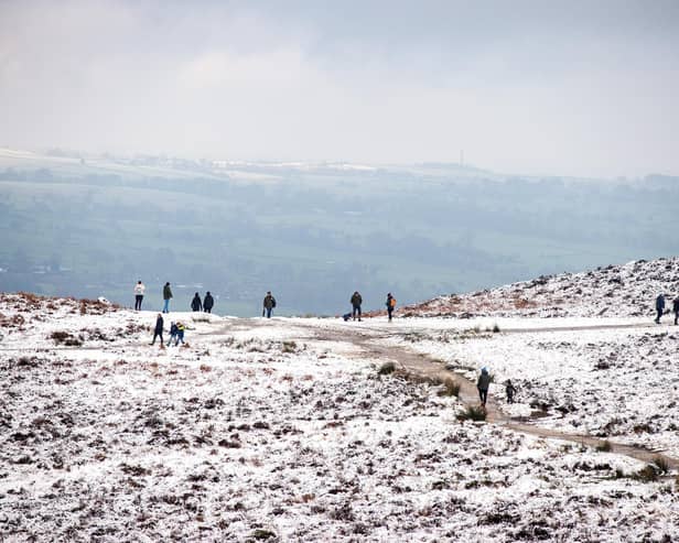There is a Met Office amber warning in place for heavy snow across Yorkshire. Photo: Ilkley.