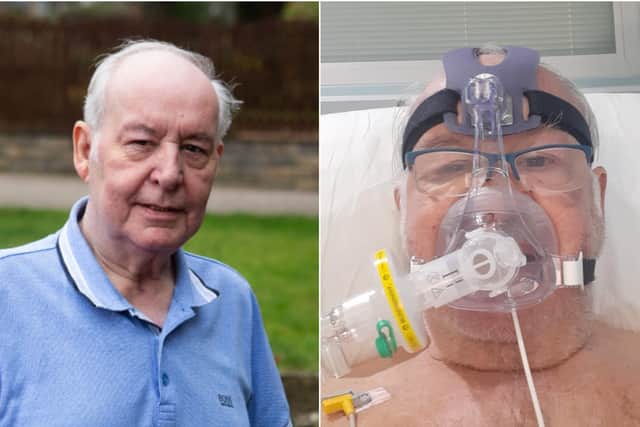 Roger Meehan who has survived Covid and was in hospital for 88 days and almost died.