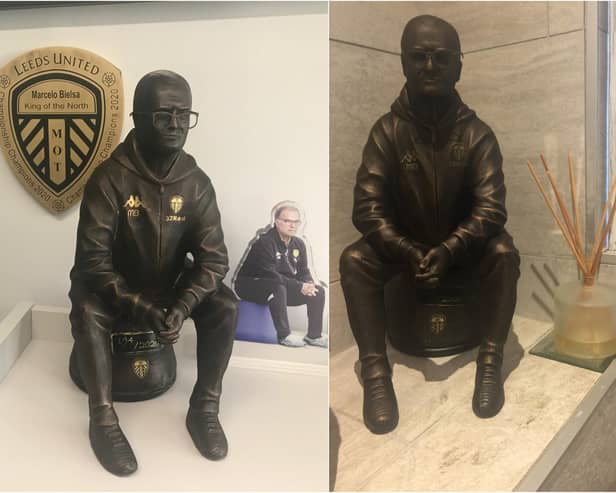 Customers have shared the unusual places where the statue is proudly on display
