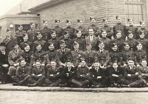 Wartime: 1427 (Mirfield) Squadron members in 1941.