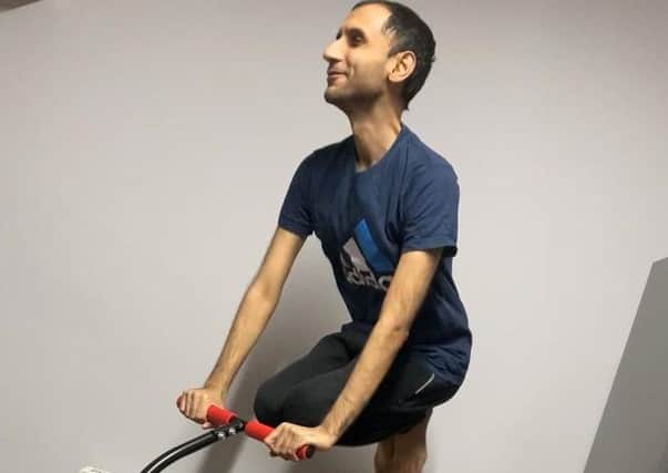 Routine: Adeel Mo has taken part in several free online classes. Photo submitted