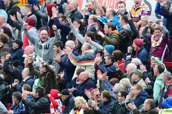Rugby league fans will be able to return from May 17. Picture: Alex Broadway\SWpix.com.