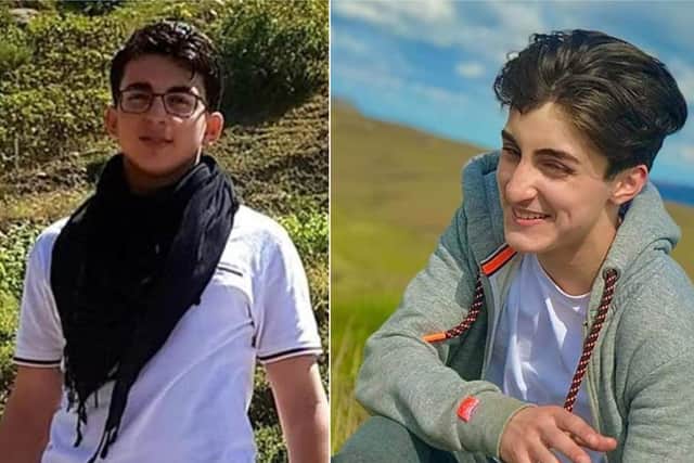 Muhammad Azhar Shabbir 18, and Ali Athar Shabbir, 16