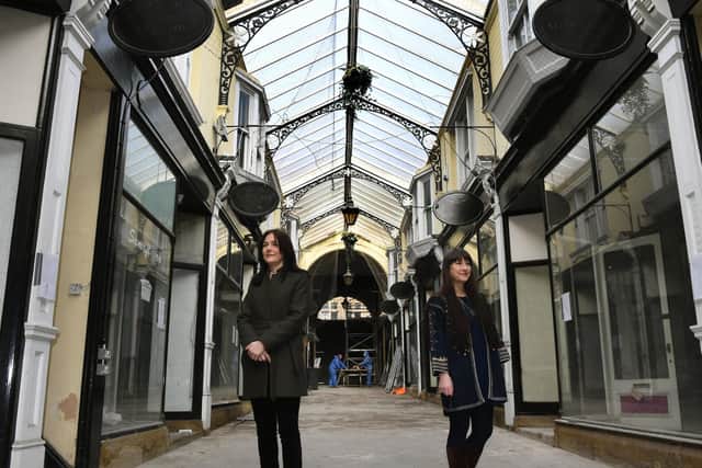 Sarah Barnes and Natalie Liddle are members of the steering group at The Arcade - Dewsbury community interest company.