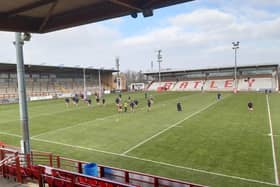 Rugby league is back at Fox's Biscuits Stadium. Picture by Peter Smith