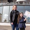 Claire Naughton and Lily Rose Beirne make a stand to help save the volunteer-run cafe at Dewsbury and District Hospital