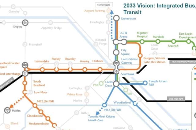 Plans for the mass transit scheme