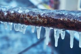 Yorkshire Water has warned that household pipes are at risk of freezing and bursting in cold weather, as the Met Office issues a yellow warning of snow and ice.