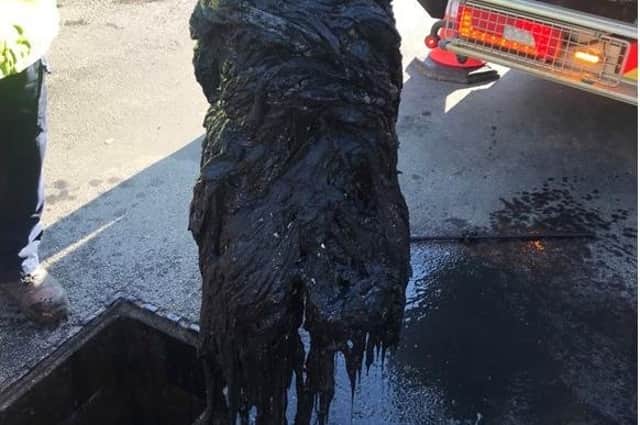 Many wet wipes contain plastic and do not break down in the sewer – unlike toilet paper – meaning they can become snagged and stick together to block the flow of sewage through the network.