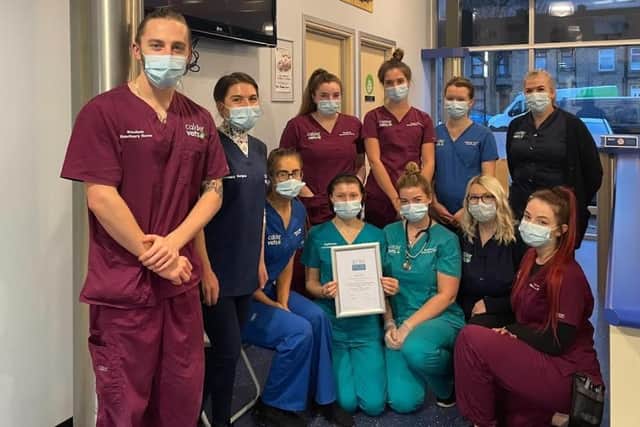 Calder Vets has been formally recognised for its outstanding care at no fewer than 11 of its practices across the county.