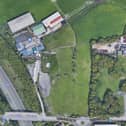 A 'dog park' has been approved for grazing land in Birkenshaw. The field can be seen close to Blue Hills Farm at the top of the image, above a larger field next to Whitehall Road West, which is earmarked for housing (image: Google)