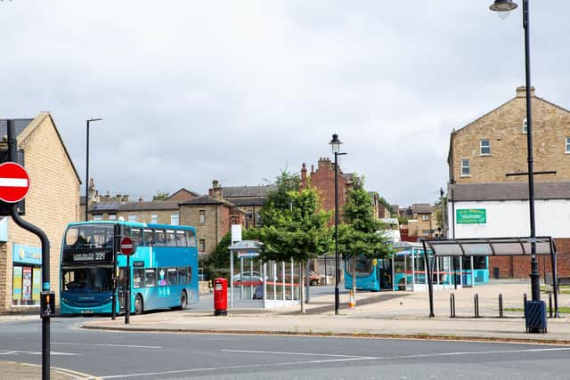 The current bus hub in Heckmondwike