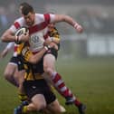 Tom Hainsworth was one of Cleckheaton's try scorers against Moortown. Picture: John Clifton