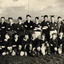 YMCA ROVERS: Under-18 rugby team at Mount Pleasant in 1949 after beating Batley Boys, Mr Carter, top left, was the coach