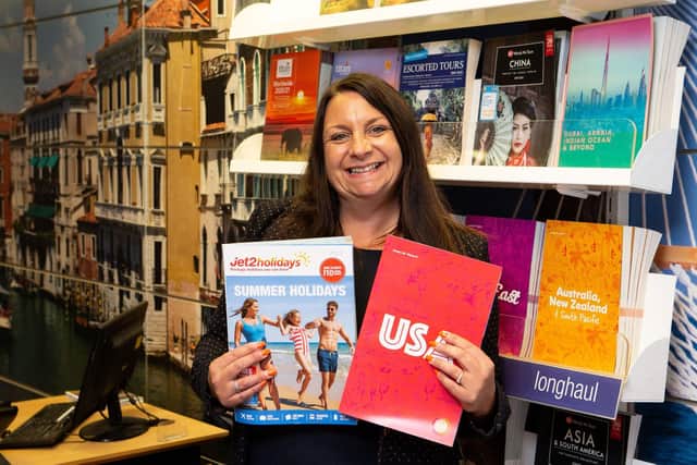 Katie Buter manager of Total Travel in Heckmondwike.