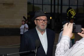 George Galloway pictured after last year's Batley and Spen by-election