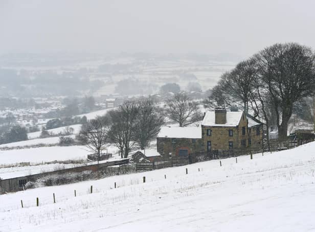 Parts of North Kirklees are forecast to see heavy snow today (Thursday)