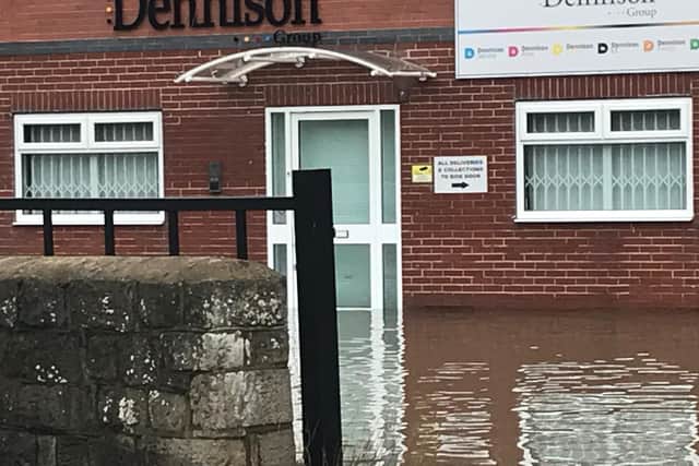 The Dennison Group first flooded in 2020 due to similar issues.
