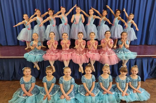 Ballet dancers at the Katie Philpott School of Dance in Mirfield